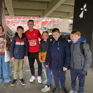 Photo avec Benjamin Bourigeaud