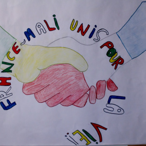 « France-Mali, unis pour la vie ! ». Travail d'élève, classe de 5éme.