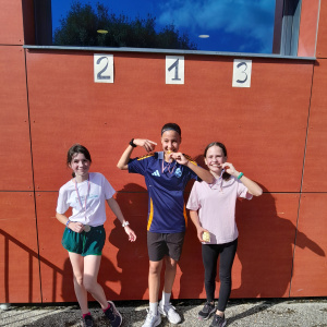 CROSS podium 5e filles