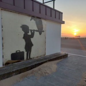 Calais Banksy